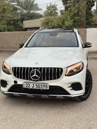 للبيع او مراوس حسب القناعة مارسدس لون ابيض ‏GLC300 AMG  موديل 2017 فول...