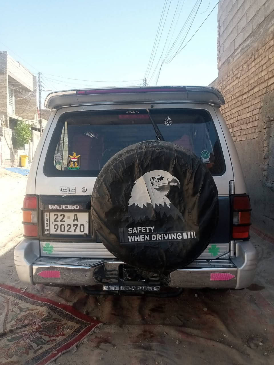 سياره باجيرو موديل 95تخم تاثيرات جديده كهربائيات شغاله تبريدفول صبغ جماليه مقفوله سياره فول بس محرك لاطش55 ورقه***********
