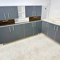 كاونتر خشب mdf قياس مترين وسنك متر و20 مرمر سعر 280 الف والتوصيل مجاني...