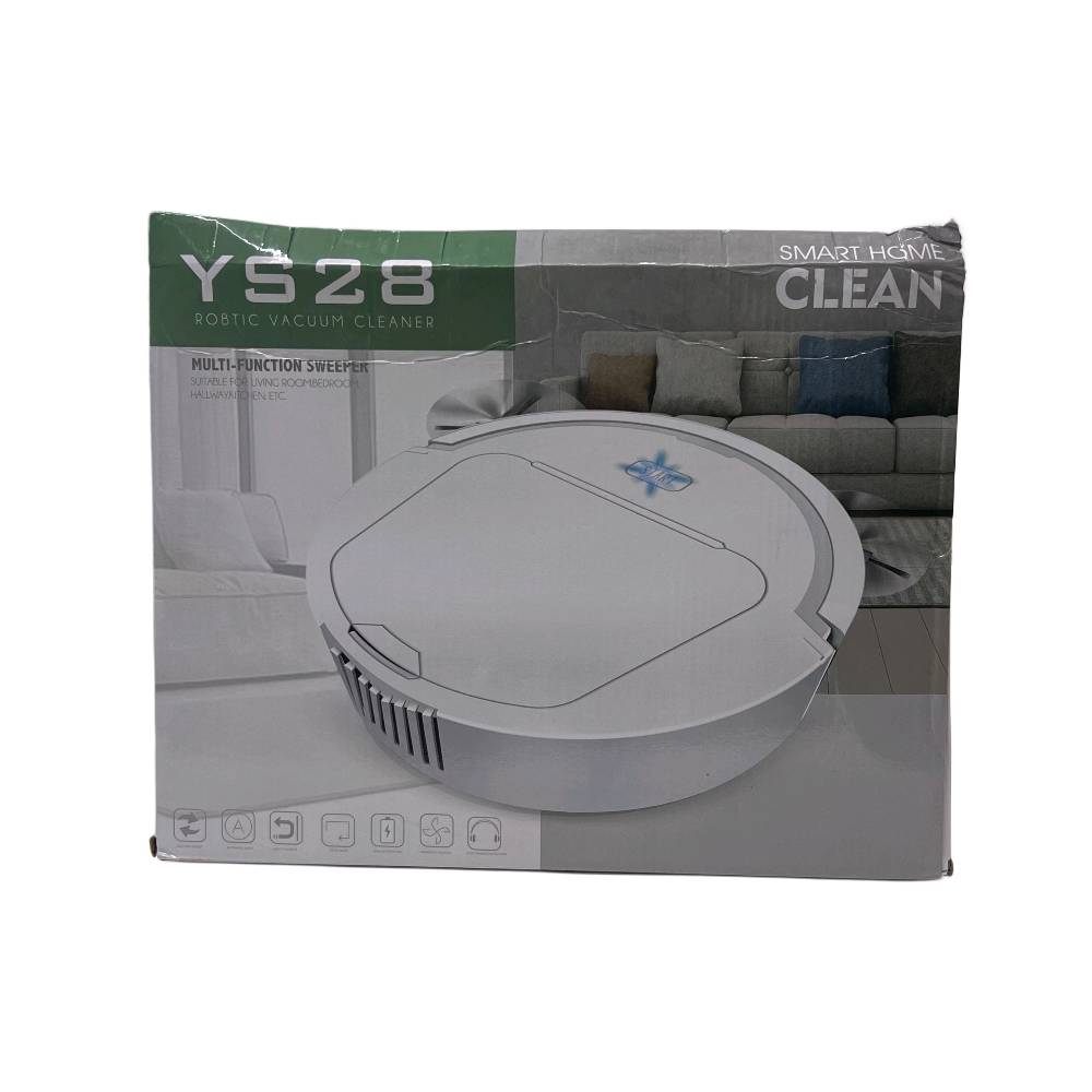مكنسة روبوتية ذكية Smart Home Clean – موديل YS28

مكنسة روبوتية أوتوماتيكية مصممة للتنظيف اليومي للأرضيات الصلبة، تعمل بنظام ذكي يجمع بين الكنس والشفط لتسهيل تنظيف المنزل.

 • تعمل بنظام Sweep & Suction (كنس وشفط)
 
• وضع تشغيل أوتوماتيكي Automatic Mode
 
• نظام Anti-Collision لتجنب الاصطدام
 
• وضع تنظيف الحواف Edge Mode
 
• شفط قوي مع نظام تقليل الضجيج
 
• بطارية مدمجة بعمر تشغيل مناسب للاستخدام اليومي

 • الموديل: YS28
 • الأبعاد: 280 × 280 × 80 مم
 • مستوى الضجيج: ≤ 55 ديسيبل
 • جهد التشغيل: 3.7 فولت
 • سعة البطارية: 1200mAh
 • وقت الشحن: حوالي 3 ساعات
 • وقت العمل: حوالي 90 دقيقة

 • نطاق الاستخدام:
الأرضيات الخشبية، السيراميك، الرخام، وما شابه