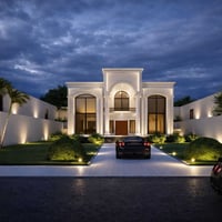 فيلا كلاسيكية • المحاويل • تصميم وبناء