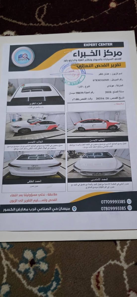 السلام عليكم النترا موديل 18 فول ما عده لبصمه ظررها مبين بلسونار مكانها عماره قلعه صالح لسعر 115 وبيها مجال انه مكلف بلنشر هاذه رقم صاحب لسياره ‪***********‬‏
