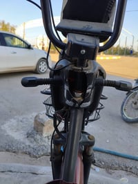 بايسكل كهربائي • مع شاحن • عليه ضرر