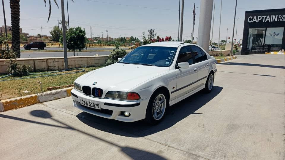 ‏
‏BMW e39 
‏موديل 1996
‏محرك 528 بيلاد
‏سقف سلايت 
‏تايرات لوك 
‏تبريد شرط
‏كير محرك مكفوله 
‏كهربائيات مكفوله 
‏بردة خلفية كهربائيه بلادية 
‏شاشه + كامرا
‏رقم جديد اربيل 
‏بدون دواخل  ابيع صبغ حزام  
‏سيارة كلش حلوة و مال بيت 
‏مكان السيارة كركوك 
‏رقم الموبايل ***********
‏سعر  77 ورقه كركوك, العراق
