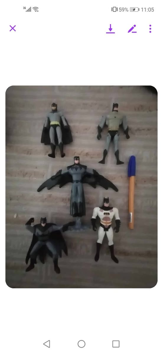 السلام عليكم
عندي ٢٠ قطعة مجسمات شخصيات كارتونية بلاستك مفصليه سوبرمان وباتمان وقرصان الكاريبي و سبايدرمان منها ١٤ مفصلي و٦ ثابت مع ١٠ ملصقات دعاية مجسمات.....
السعر ٤٠ الف للكل


**إذا كنت صاحب هذا الإعلان وتريد حذفه لأي سبب، رجاءا أرسل رسالة إلى الدعم الفني**