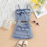 طقم بناتي • جينز • ٢-٦ سنة