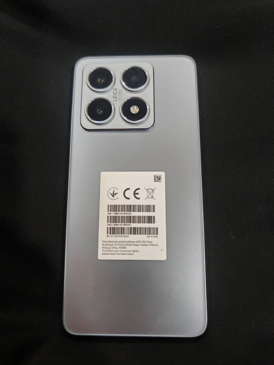 شاوميT14 (العادي)🔰
نضافه100/100
لون ازرق سمائي [💧] 
شخط مابيه (مگفول) 
ذاكره   512.  🔥
كامل ملحقات
نسبة بطاريه.(100/95)
السعر425الف وبي مجال قليل
(***********)
