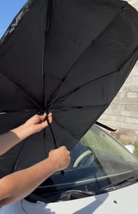 مظلة سيارة جام الامامي حمايه من شمس كلش مرتبه ومفيدة جديد بل باكيت الي...