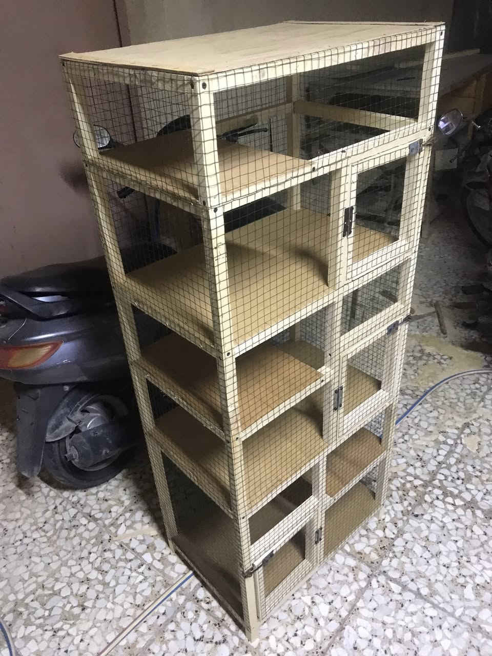 يا الله
متاح قفص ابو3خانات جديد الارتفاع الكلي متر و45 سم والعرض60 والنزال40كل خانه بيها رف/كربلاء حي الانتفاضه الثانيه


**إذا كنت صاحب هذا الإعلان وتريد حذفه لأي سبب، رجاءا أرسل رسالة إلى الدعم الفني**