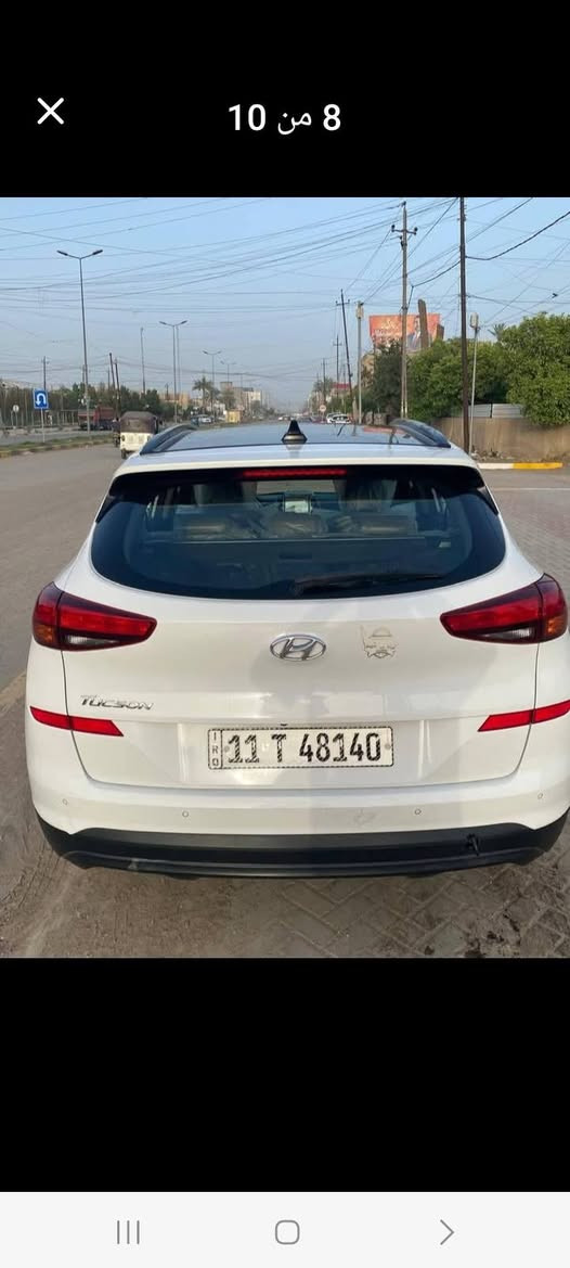 توسان 19 شركة الكاصد بانو راما 
كشنات كهربهاء حساسات 
مكفولة من الصبغ والتبديل والحالوب فقط بارد بسيط 
صدر جديد تايرات جدد الارضية مغلفة جلد السبير مانازل السيارة تبريد قطعتين شاحن كامل المواصفات ماشية 186الرقم الجديد التحويل ثاني يوم السنوية لحد سنة 31 السعر187 وبي مجال بغداد الغزالية***********/*********** بغداد, العراق
