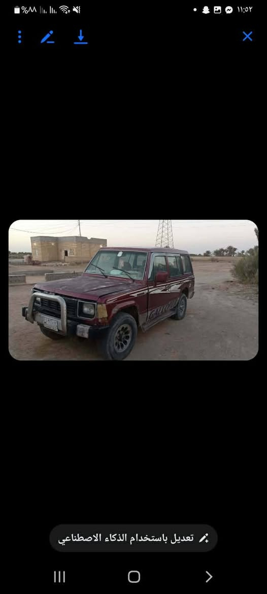 سلام عليكم كالوبر للبيع رقم كربلاء موديل ٩٦ سنويته لل٢٧ مكينه وكير بطه بيها خياس بجاملغات الخلفيه تايراتها زينه ويل كب كهربائياته كلها شغاله رايده ب15 ورقه وبيها مجال 
عنوان بغداد رئاسه العبيدي  *********** للستفسار
