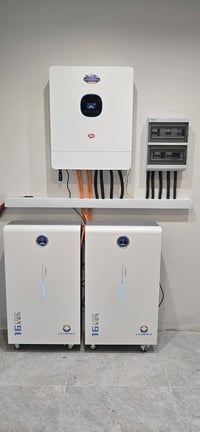 منظومة شمسية • إنفيرتر 12KW • ألواح JINKO 725W