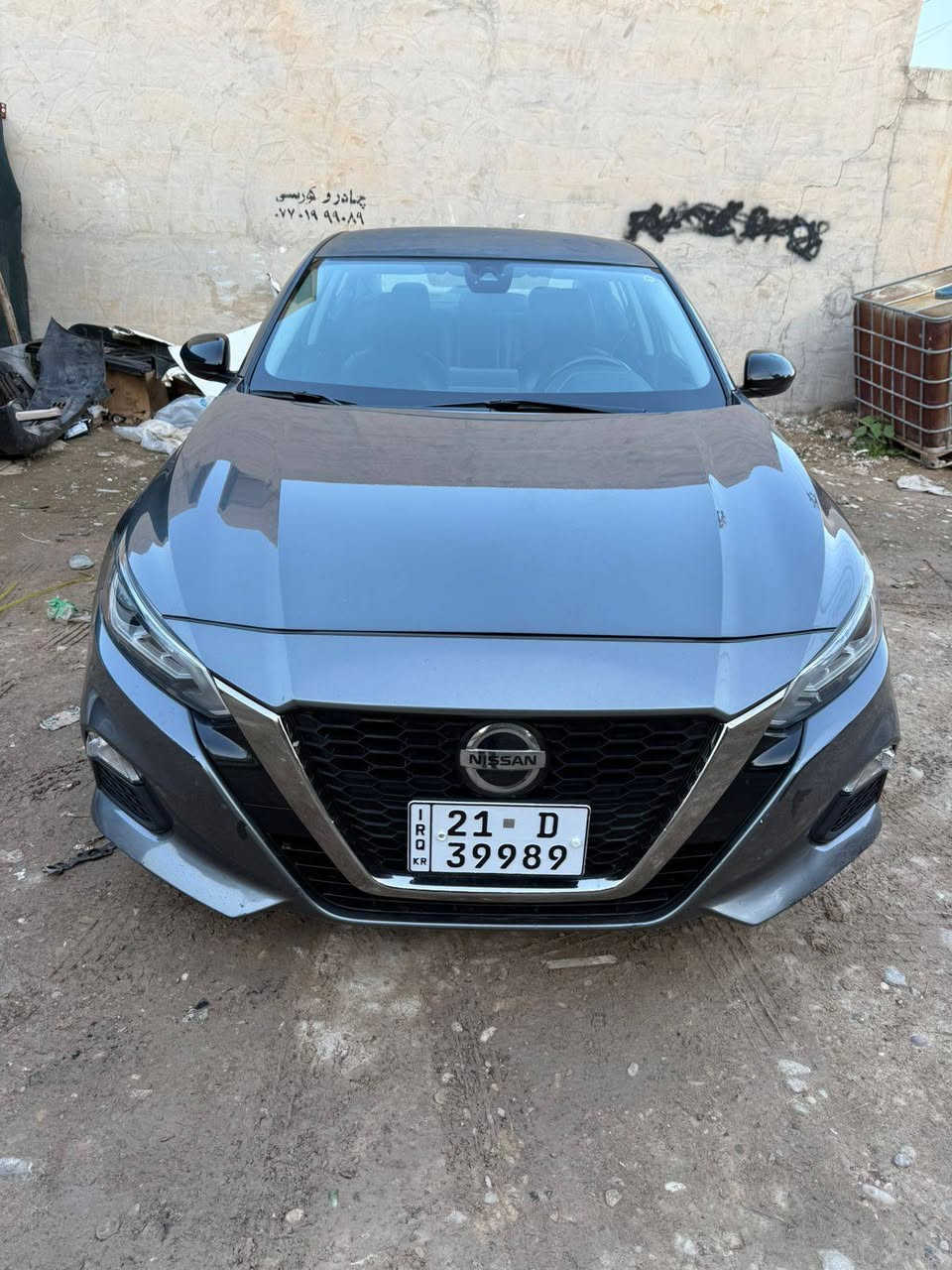 نيسان التيما2020 SR
جاملغ خلفي صبغ . باب مبدل بلادي
بدون ايرباك . رقم الشاصي مرفق ويه الصور
رادارات امامي جانبي خلفي حجر بيئه بشرط
گير ومحرك بشرط . سونر مرفق ويه الصور
رقم وسنويه جديد . باسمي لحد 2030
مكان سياره كلار
***********
سعر 143 وبيها مجال
