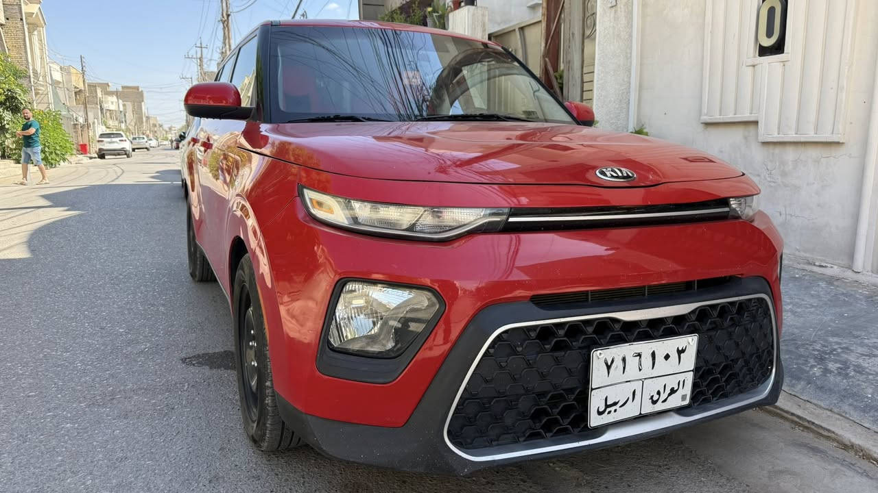 كيا صول موديل ٢٠٢٠  رقم أربيل تحويل وكاله جاهز محرك ٢٠٠٠ دووش كير شاشه كبيرا كامرا دواره توقف ذاتي فوول تحكمات كروز سرعه نظام تقليل صرف وقود  حادثه بيه شخط بالباب والجاملغ موضح بصور الحادث بدون دواخل  بدون شواصي  كير أي تي (المرغوب )محرك صدر تبريد جديد جدا على وضع الشركه السياره تراي زيرو ماشيه ٤٠ فقط حقيقي السعر  118 
 ***********
