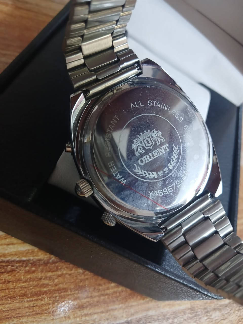 اورينت دولي باتري
كوالتي كلش راقي 
مكينه ياباني 
وزن ثقيل سل ستيل ثابت
مقاومه للماء 
لامينوس بلكامل 
تاريخ يومي شهري 
مختمه بل كامل 
مع العلبه 
25 الف على اول تم


**إذا كنت صاحب هذا الإعلان وتريد حذفه لأي سبب، رجاءا أرسل رسالة إلى الدعم الفني**