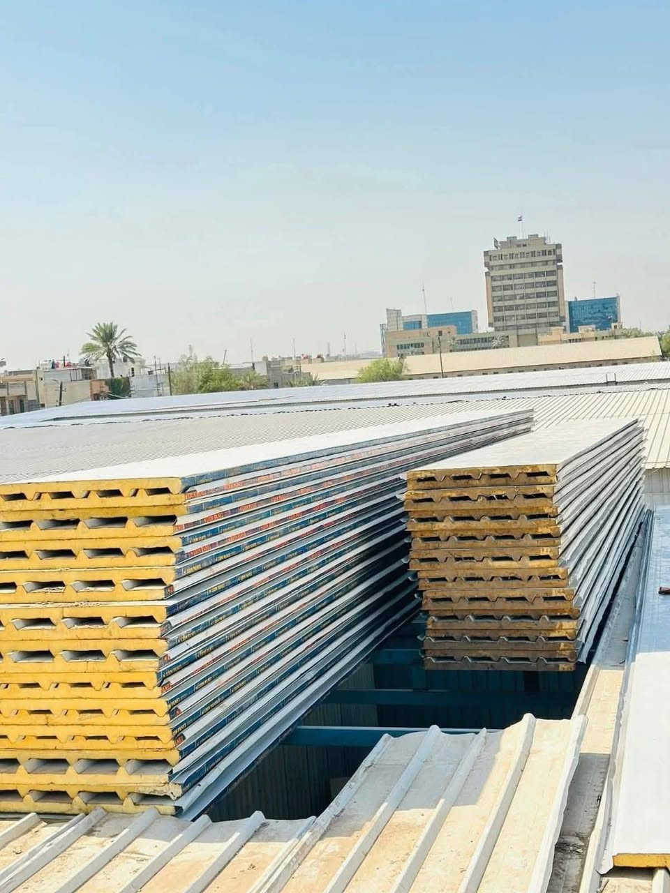 بسم الله الرحمن الرحيم
تخفيض خاص ولمدة محدوده
 على سندويج بنل
يسرّنا تجهيز المقاولين وأصحاب المشاريع بكميات كبيرة وصغيرة من السندويج بنل (جديد ومستعمل) وفق أعلى معايير الجودة.
▪ سماكات متعددة حسب الطلب
▪ جداري وسقفي((***********) 

▪ تجهيز كميات تجارية للمشاريع الكبيرة
▪ توفير كميات بسيطة لأعمال الصيانة والمشاريع الصغيرة
▪ أسعار تنافسية مع خصومات خاصة للكميات الكبيرة
▪ توصيل داخل بغداد وجميع المحافظات 🇮🇶
للتواصل والاستفسار:
««***********»» 

متوفر حديد صناعي جديد بأنواعه  ( بوري شخاطه؛ زاويه ؛ كيربي ؛جينكو بلاستك ؛ جكر بليت ؛ جنلل ؛ قرميد ؛ شيش صب  ؛  بلاويد خشب ؛  ساقية ماء،جميع انواع الحديد إلخ 

 يوجد ساندويج مقاوم الحريق 100% لكيج
 صفر 35 وبي شهاده منشد معترف بها بالدفاع المدني سندويج درجه اولى سعر المتر 18 ونص
#الجميع
