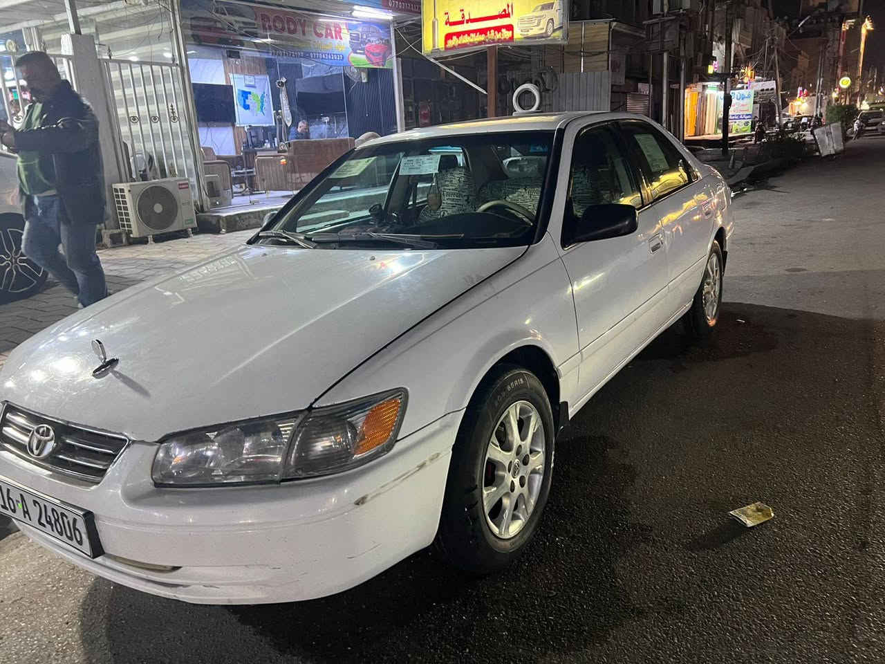 سلام عليكم كامري موديل 2001 كير مكينه مكفول اوتوماتيك حجم المكينة 2400 ام جف ايرباك قطعتين مصبوغه عام جماليه اثر شخوط لايت زنون شاشه تاب رقم قادسيه انكليزي الشرعي سكنة بغداد تحويل مباشر الرقم السعر اتصل وبالخدمه  *********** ابو حسين الساعدي
