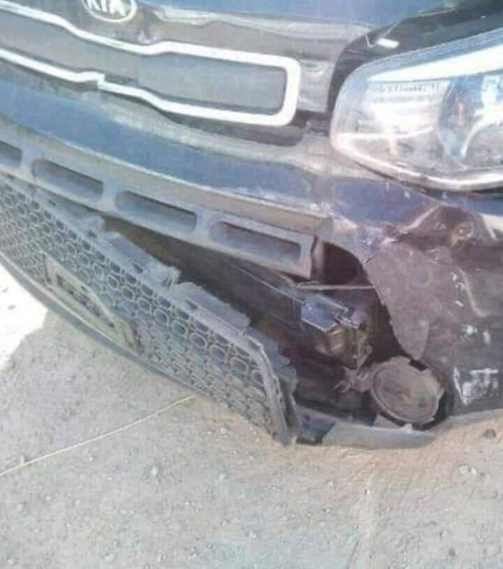 كيه صول موديل ٢٠١٥ محرك ١٦٠٠ هاتف *********** صور الحادث حادثه بسيط
