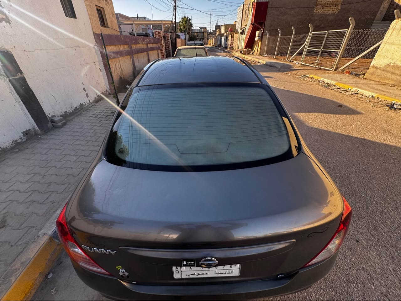 سيارة نسيان صني موديل 2013
 مكفولة من الضربة القوية مكينة وكير جدا  ￼ نظيفات￼
بيه فقط (حالوب خفيف وصبغ جاملغ الخلفي قليل )
مكان الديوانية 
***********
السعر 71 وبيه مجال ديوانية, القادسية
