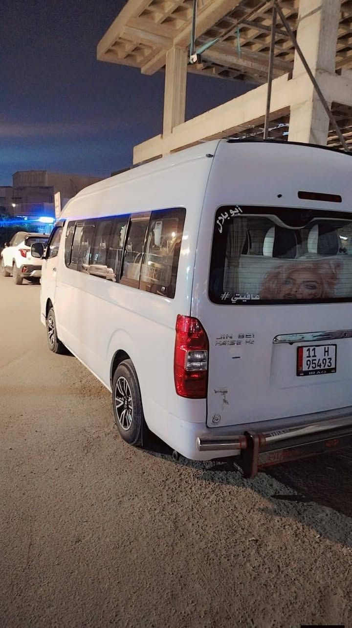 ‏‪السلام عليكم للبيع جمبي 2020 داخل ابيض كفالة عامه ماشية 100 بأسمي تحويل ثاني يوم رقم بغداد إنكليزي دوشمة عامه تخم تاير كير  مكينة اكسل منضومة غاز جديد شادهه وباب كهربائي مكاني بغداد هاتف ‏‪***********‬‏
