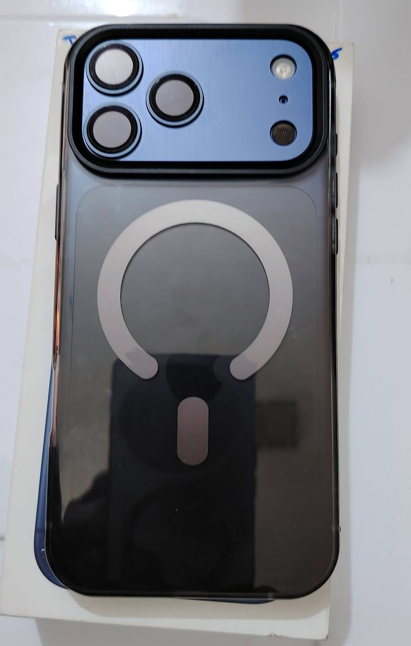 السلام عليكم للبيع  جهاز آيفون 17 برو ماكس شرق اوسط باب اول ملحقات كامله اصليه لزكه شاشه + حماية كامرات +كيبل شحن اصلي مستعمل نصف ساعه فقط مقدار الفحص السعر مليونين قفل المكان  بابل  ***********
