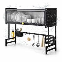 رف فوق المغسلة • موديل YLS259 • معدن أسود