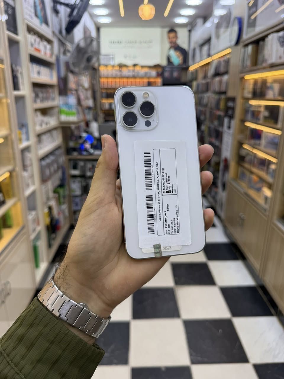 مرحبا زبائننا الكرام
متوفر الان مستخدم 

iPhone 13 Pro Max 256g
جميع الوانه ونضافه 100‎%‎
متوفر بالنقد والاقساط

سعر النقد : 725.000 الف 
سعر القسط : 60.000 شهرياً

الاقساط لحاملي ماستر كارد ( موضف او متقاعد ) حصراً لمصرف الرافدين

العنوان -  الرمادي التأميم شارع ام عمار مقابل عالم التسوق 
مركز اللؤلؤه الضمان الاقوى 👋

للاتصال أو الاستفسار *********** عبدالله
