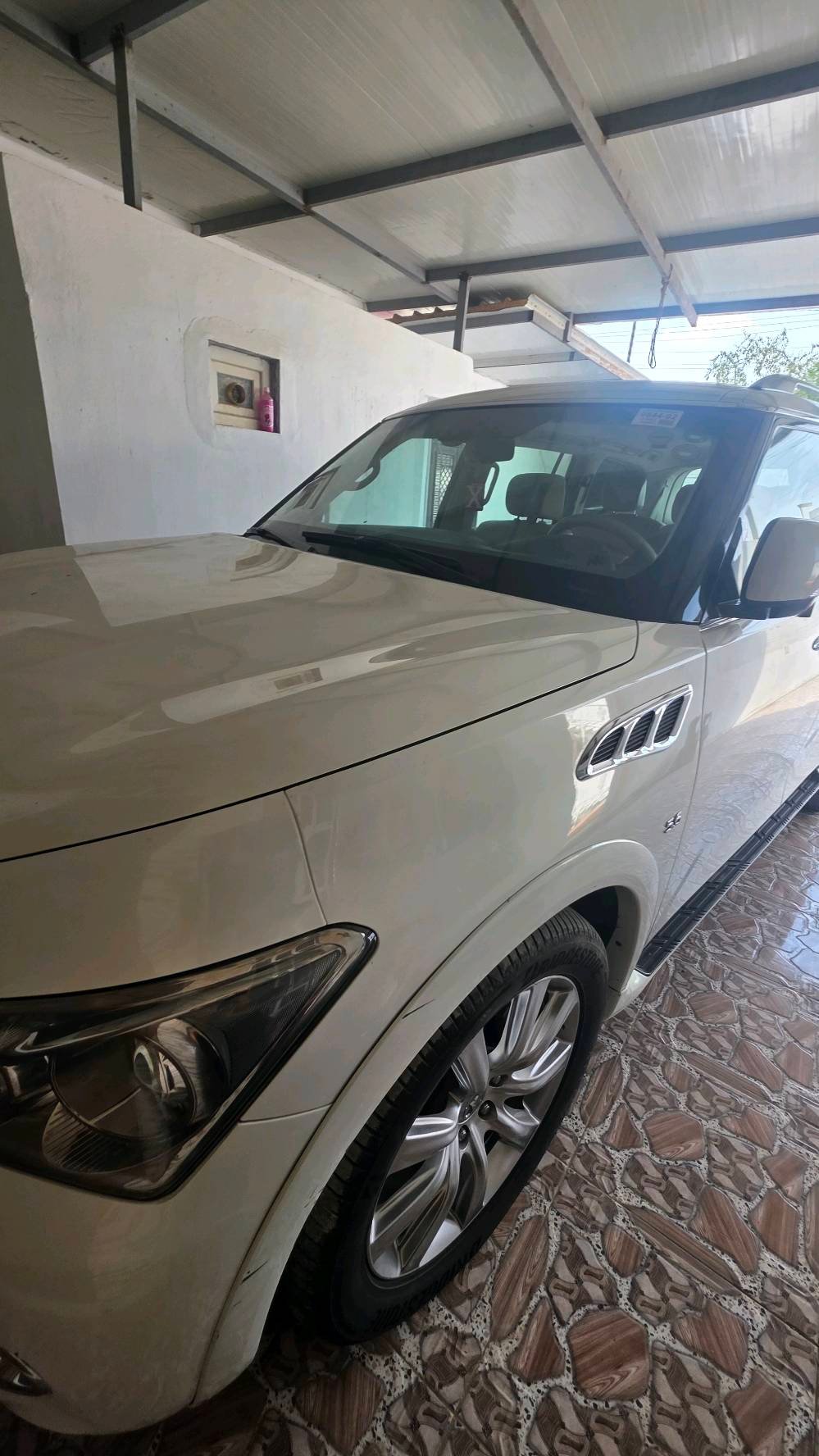 infinity QX80

مواصفات

8 سلندر 
ماشيه 159 الف كيلو 

بصمة - سلايت - داخل بيجي - فورويل - رادار امامي و خلفي - رادار جانبي - خمس كاميرا - 3 شاشة - تشغيل عن بعد - صندوق

شفت - ثلاجة - كشنات جلد - كشنات تتفيئة و تبريد - کشن و



ستيرن خزن - كشنات امامي و خلفي كهربا - تيريد مركزي - حصاص امامي و خلفي - سماعة BOSE - مراي شفت - داخل

فورميكا - فوليوم - تحديد سورعة - زينون - بعد
اربع تایر و ویل حجم 22 بيلادي جديد جديد

سيارة جديد ماشالله بدون نواقص

سيارة شرط بدون ای نواقص گیر و محرك  و حدادی و کهربائيات كامل 

 و شرط ورقة بانزين معها 
و سنوية و رقم جديد سنوي بأسمي تحويل غرامة بشرط

سعر  دفترين و 45 و بيه مجال 
24500 $
للأستفسار ***********