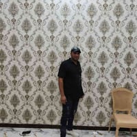 اعمالي ورق جدران سعر متر مربع كرسته وعمل 6الاف💸💸💸💸 ظمان 5سنوات صيانه 👷...