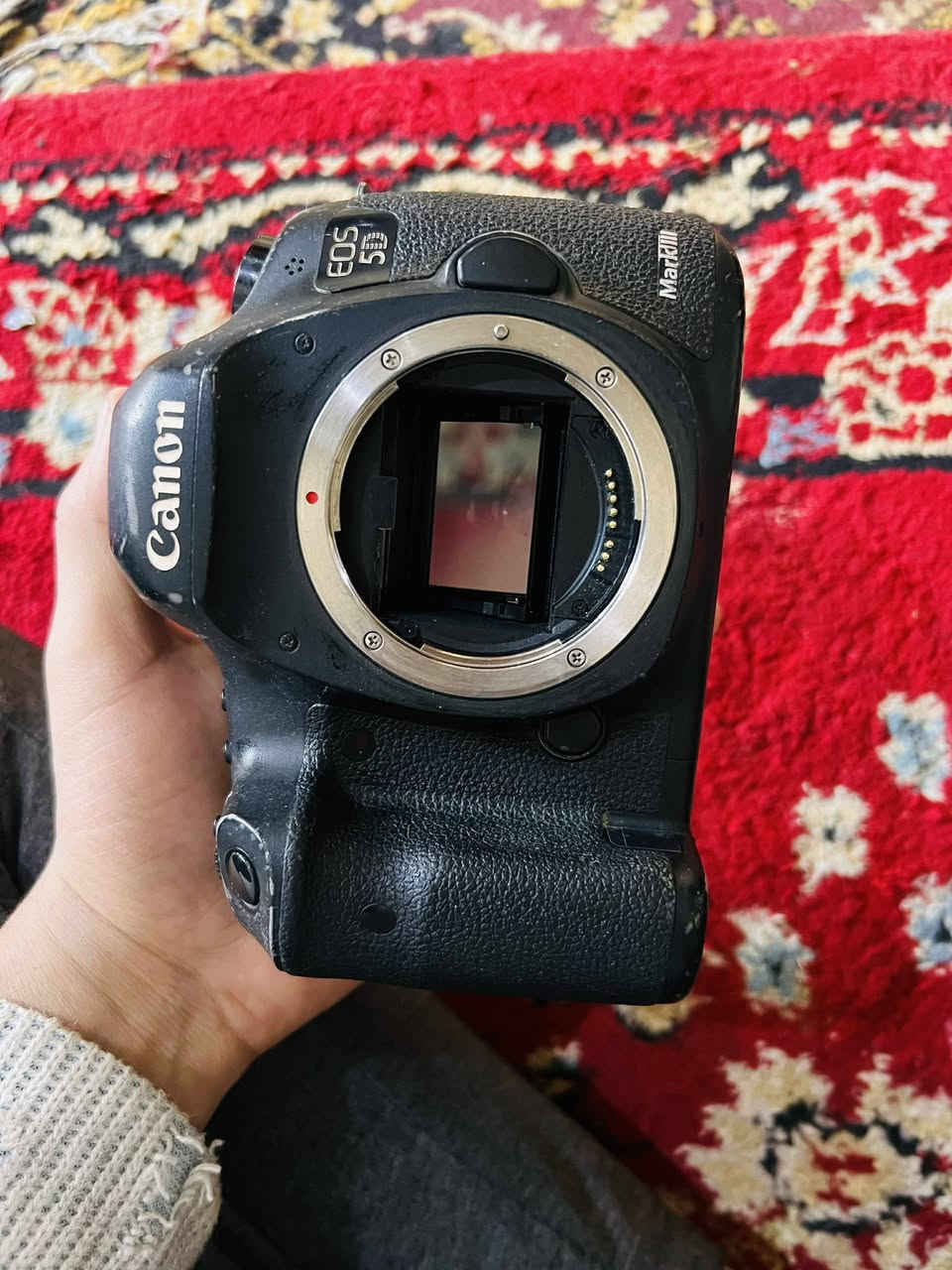 السلام عليكم كاميرا للبيع5D سعر500/ ***********
