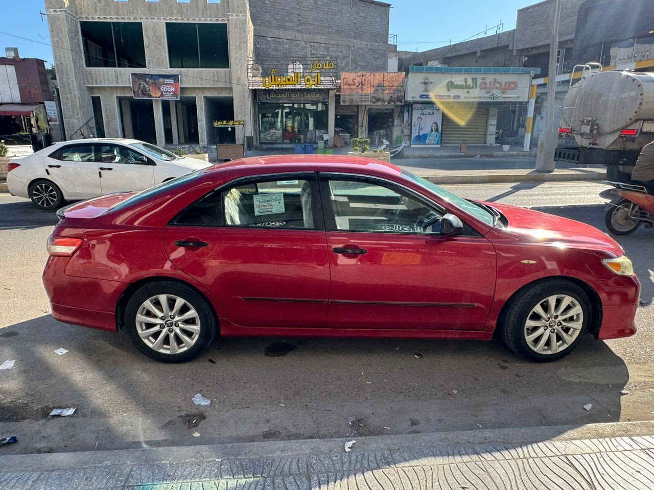 كامري خليجي موديل 2009
اوتوماتيك
جرس شغال
محرك 4 سلندر حجم المحرك 2400
الرقم اربيل 
 فقط صبغ ع جاملقين امامي بدون دواخل 
 تحويل مباشر مسجلة بأسمي
السعر 105 وبيها مجال
الاستفسار ع هذا الرق ‭0778 332 9400 الخاص مغلق
