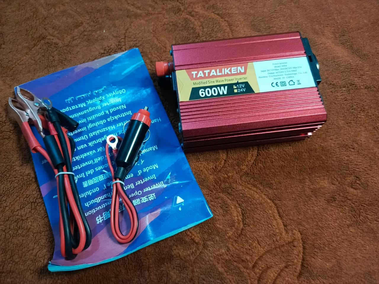 عاكسه 600w  تنربط ع جداحه السياره وع باتري طبيعي


**إذا كنت صاحب هذا الإعلان وتريد حذفه لأي سبب، رجاءا أرسل رسالة إلى الدعم الفني**