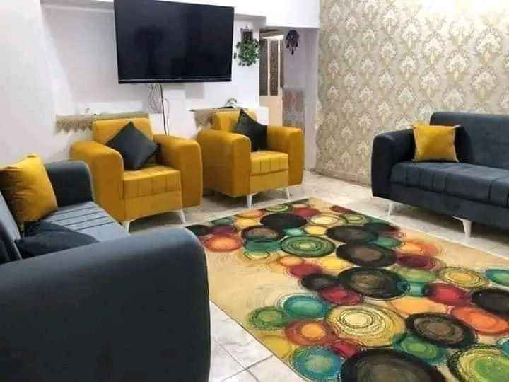 🔳 تخم بطه  10 مقاعد 

◀️10 مقاعد قنفة ثلاثية عدد 2 وقنفة ثنائية و2 كراسي 

مع 4كوشات  

هديه ☝ هديه ☝ هديه ☝

مع كوشات عدد 4 وطبلة وسطية40*40

مواصفات،، 

مقعد بلوك ابو 16
سفنج مميز ثاني ابو 8سم 
قماش قديفه جاك

🚖توصيل بغداد15 
محافظات القريبه 50 بغداد, العراق


**إذا كنت صاحب هذا الإعلان وتريد حذفه لأي سبب، رجاءا أرسل رسالة إلى الدعم الفني**