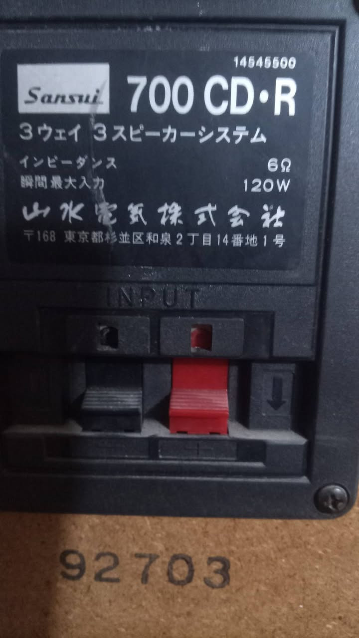 سلام عليكم سماعات سانيو ياباني 
120واط التك نضافه 90/100


**إذا كنت صاحب هذا الإعلان وتريد حذفه لأي سبب، رجاءا أرسل رسالة إلى الدعم الفني**