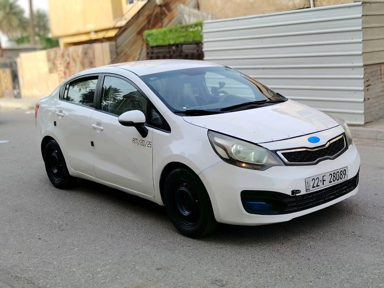 سلام عليكم 
كيا ريو 2012 خصوصي خليجي مرغوب محرك1600دوش مرغوب لاتنقيص ولا تبخير 
رقم اربيل  نكليزي 22 جديد سنوية لل2027 تحويل مباشر 
تخم تاير جديد تبريد شغال 
ملاحظة ( سياره بية رشات صبغ ) 
نص فول 
فول تحكمات استرين 
بلاتوث 
جام كهربائي 
داخل لوانين بيجي
محرك1600دوش 
شاير بلمري 
نظام ايكو 
مانع زلاق
تقليل وقود باقي بيه مواصفات 
العنوان بغداد الرصافة السعر 79 مناسب بية مجال البسيط 
رقم هاتف ***********