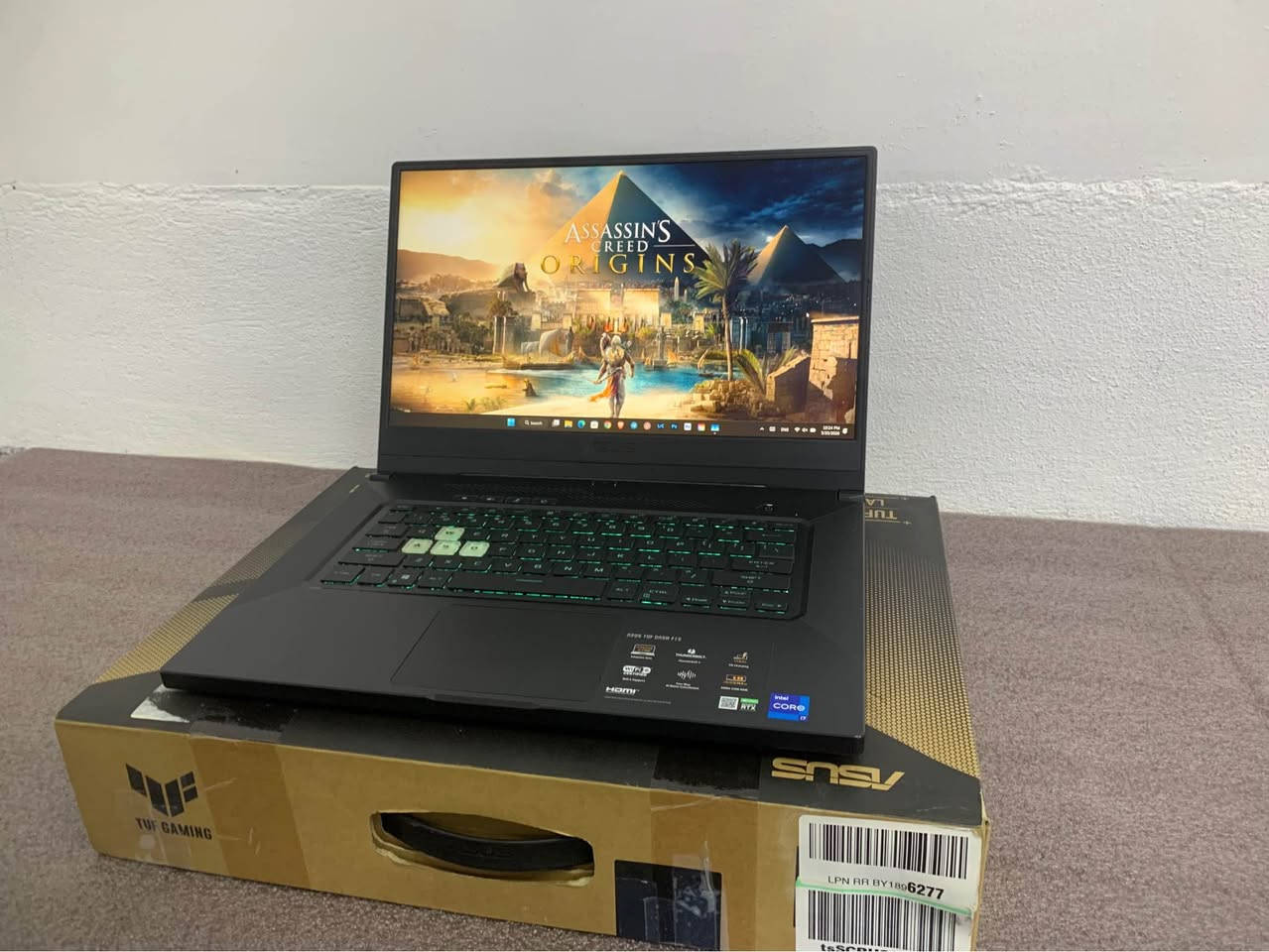 للبيع النضافة و المواصفات ضاهرة  كل شي بلادي مامحتاج وصف مستخد ثلاث اشهر بس سعرة (٨٥٠ الف) بيها مجال بسيط للمشتري (اقول بيها ماجال ما اقول كسر) اي احد يريدة يتفضل خاص واكو توصيل لكل عراق

لاپتۆپی گەیمنگ بۆ فرۆشتن پاکی لاپتۆپەکە لەوێنەکاندا ڕوونە و هەموو شتێکی بلادییە تەنها مانگێک بەکار هاتووە نرخی ٨٥٠ هەزارو مەجالێکی کەم گەندنیشمان هەیە

Asus Tuf Dash F15
CPU: CORE i7 11370H 
GPU: NVIDIA RTX 3050TI 4GB GDDR6 
Ram: 16GB RAM DDR4 2X8GB
Hard: 512 gb (NVME) +OPEN SLOT
Screen: 144Hz  FHD 15.6 INCH IPS 
FASTEST WIFI 6 + BLUETOOTH 5.1
BACK LIGHT KEYBOARD +THUNDERBOLT 3 SUPPORT
WINDOWS 11 ORIGINAL
LAPTOP+ORIGINAL CHARGER+BOX حلبجة, السليمانية


**إذا كنت صاحب هذا الإعلان وتريد حذفه لأي سبب، رجاءا أرسل رسالة إلى الدعم الفني**