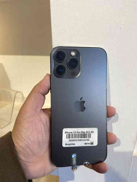 السلام عليكم للبيع ١٣ برو ماكس 512 بطاريات 84 
85 بلادي سعر 750 الف وبيهن مجال قليل 
*********** زيونة شارع الربيعي
