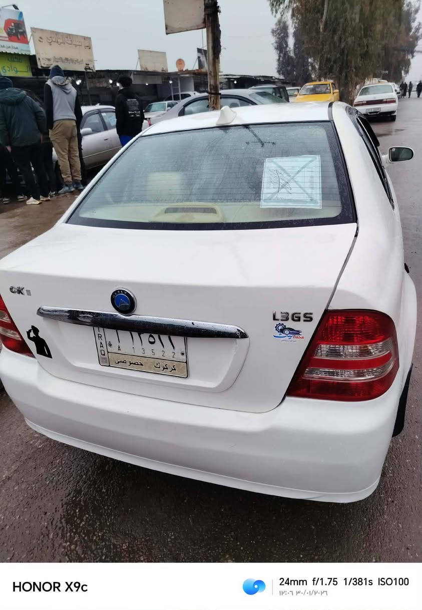 سيكي CK موديل 12
محرك و كير شرط 
رقم كركوك تحويل شرط 
ضرره جاملفه خلفي اليمين و اربع اصابع جاملغه قدام بعظ ملاحظت خفيفه تقليم 
#سعر 45 وبيه مجال للشراي 
***********//***********
