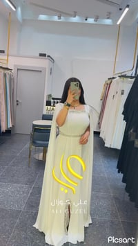 فستان سهرة • قصة كيب • مقاس M/L