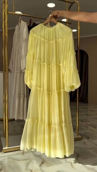 فستان شيفون • مبطن • مقاسات ٣٨-٤٨