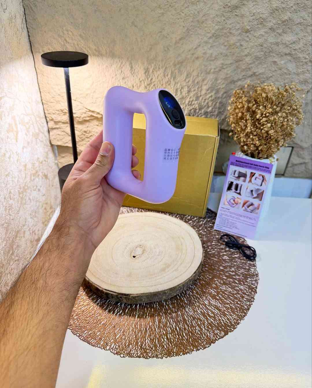 جهـاز تدليك متعدد الوظائف للجسم شحن محمـول 
جهاز شحن (تايبسي) نظـام متطور وحديث 
جهـاز تدليك يتضمن خمس سرع وثلاث اوضاع تدليك مختلفة قابلة للتخصيص 
شاشـة عرض رقمية لمعرفة قوة السرعة والأوضاع 
جهـاز تدليك حلقة يستخدم للكتف والبطن والذراع والقدم وكافة أعضاء الجسم 
نظام محرك لا مركزي لمعالجة مجموعات العضلات العميقة مما يوفر راحة فعالة وآمنة من تصلب العضلات بعد التمرين 
استشفاء عميق من خلال اوضاع عمل متعددة 
تصميم هادئ للعمل سهل الحمل والاستخدام والخزن 
يمكن ربط حزام عليه وتثبيته على منطقة معينة للاهتزاز بمكان ثابت 
حرق الدهون الأمثل يستهدف الدهون العنيدة بأستخدام تحفيز الاهتزاز العميق لتعزيز حرق الدهون في جميع أنحاء الجسم 
للتفاصيل اكثر داخل الموقع الرسمي 
السعـر ٢٠ الف 💰
ملاحظة (عند الشراء فحص المنتج قبل مغادرة المندوب بعدها نكون غير مسؤولين)
توصـيل 🚚 بغداد ٥ آلاف 
توصـيل 🚚 محافظات ٦ آلاف


**إذا كنت صاحب هذا الإعلان وتريد حذفه لأي سبب، رجاءا أرسل رسالة إلى الدعم الفني**