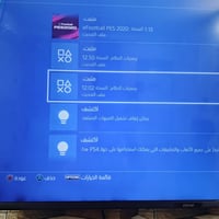 Ps4 slim نص تيرا  مع وجوستكات ثنين وبي اقراص بيس 2020 جي تي اي وكولفدي...