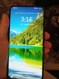 هواوي واي9بي • شاشة مكسورة • كاميرا امامية معطلة