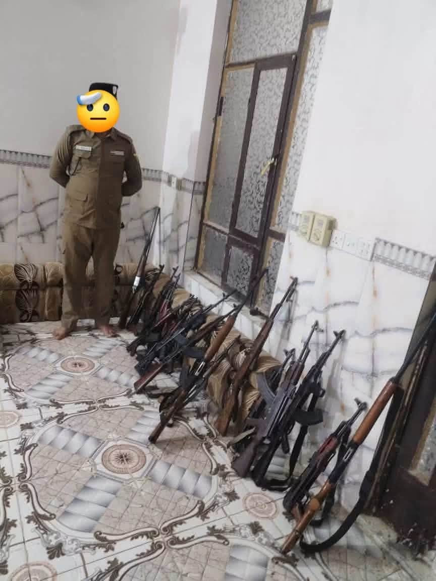 السلام عليكم اخواني الاعزاء اهالي التراث و المعالف و الإعلام نود اعلامكم بان وزارة الداخلية تم فتح منصة اور الكترونية وتسجيل حصر السلاح بيد الدولة وهذه الخدمة مجانية يقوم مركز شرطة الإعلام وبأشراف من قبل العقيد علي حسان نجم المالكي ضابط المركز بالتجوال على كافة الدور ومناطق  لغرض تسجيل قطع السلاح وتصدر اجازة سلاح مجانية وبدون اي مبلغ ويكون فحص السلاح داخل البيت حصرآ

للمعلومات والاستفسار الاتصال على الرقم
***********
