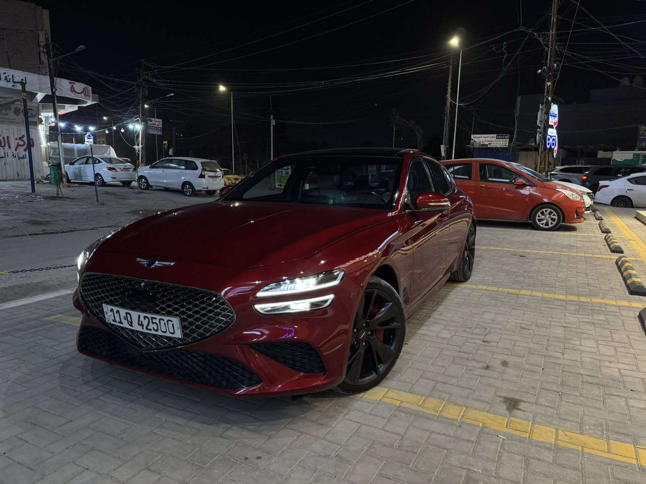 جنسس G70 2023
رقم بغداد سنوية بأسمي 

فول مواصفات 

برستيج داخل جلد 

خزن مموري كشن 

رادار امامي جوانب 

مري شفط 

تشغيل عن بعد 

بانوراما 

تدفئة تبريد كشنات 

شحن لاسلكي 

ويل كب 19

فور ويل 

5انضمة قيادة 

محرك 6سلندر 3.300-TT

ستيرن كهرباء 

كاميرات 360

كاميرات جانبية مري 

بتبديل بنيد بلادي 

جاملغ امامي صبغ ايمن 

قطعتين كلير اميركا 

صور حادث موجودة خاص 

سونار جديد موجود 

للاستفسار ***********
