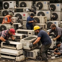 اشتري مكيفات وسبالت عاطلة بأسعار مغرية جدا سبلت 1طن عاطل هو البواري 50...