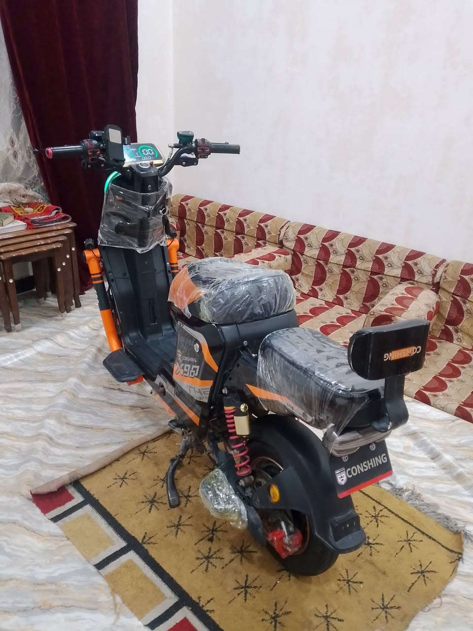 السلام عليكم دراجه شحن x900 دراجه موديل 2025 بطاريات 2026 السرعه 130 بيها سويجين + بصمه  بيها 5 بطاريات و 32 امبير دراجه نظيفه جدا ربع دينار ما تصرف عليها  المكان البصره القبله السعر 400 وبيها مجال للشراي ***********
