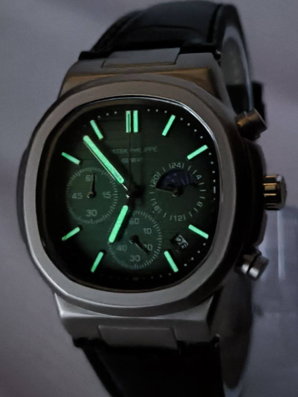 باتك فلبPatek Philippe
تحفه فنيه تتخطى مفهوم الوقت 
مكينة كوارتز ستوبوج (جميع السناتر شغالة)
الميناء فخم بدزاين عصري فول لامينوس ارقام واميال 
زجاج معدني مقاوم للخدش 
نظام شمسي قمري 
منفذ تاريخ شهري
الهيكل مصنوع من التيتانيوم 
مختمة من كل مكان
مقاومة ماء وغبار 
سير مصنوع من الجلد الطبيعي 
قفل فراشة اصلي

السعر :- 37 الف ع اول تم 
للحجز والاستفسار يرجى الاعتماد خاص


**إذا كنت صاحب هذا الإعلان وتريد حذفه لأي سبب، رجاءا أرسل رسالة إلى الدعم الفني**