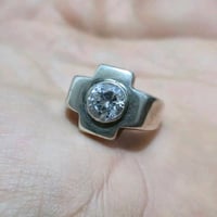 موزنايت • فضة ٩٢٥ • مقاس ١٦