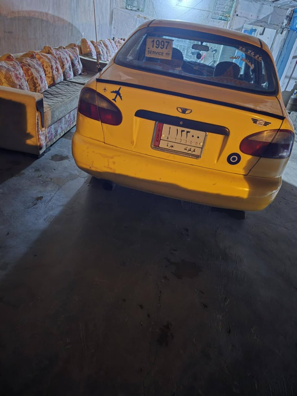 السلام عليكم لبيع ويرهم امروس اب أوبل دايو لانوس موديل 96 سنويه صاقطه دفتر بنزين بيه كير مكينه شرط حداديه 70بل ميه سعر 30بي مجال اتصل ***********
